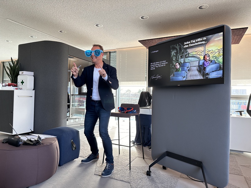 Norman Gräter auf einem Key Account Management Netzwerk Treffen (ehemals efkam)