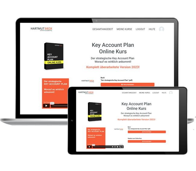 Key Account Plan Online Kurs | Hartmut Sieck