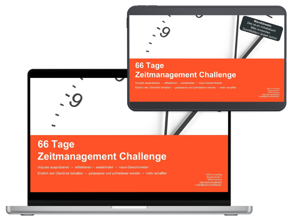 ebook "66 tage Zeitmanagement Challenge"
