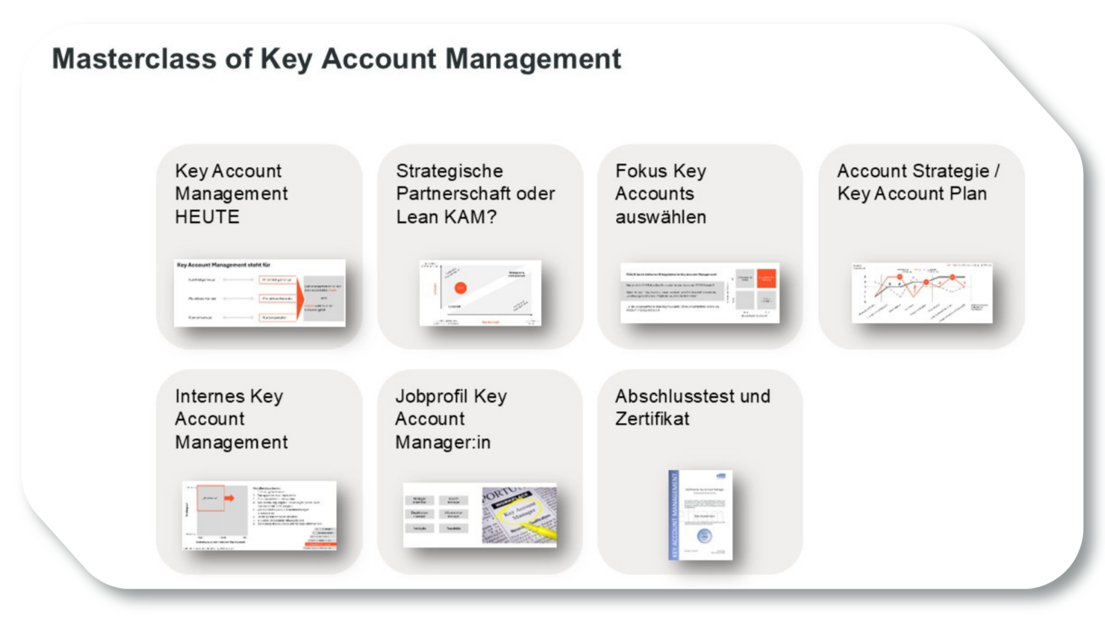 Masterclass of Key Account Management - Das Key Account Management Seminar von Hartmut Sieck